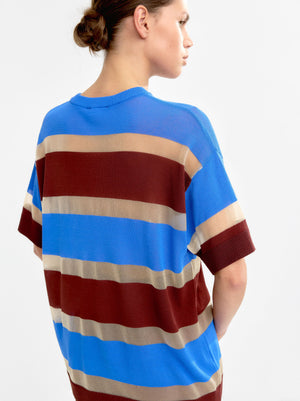 Jersey de punto de rayas