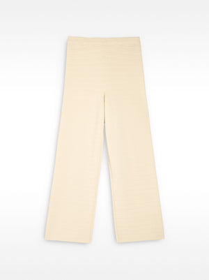 Pantalón canalado de punto