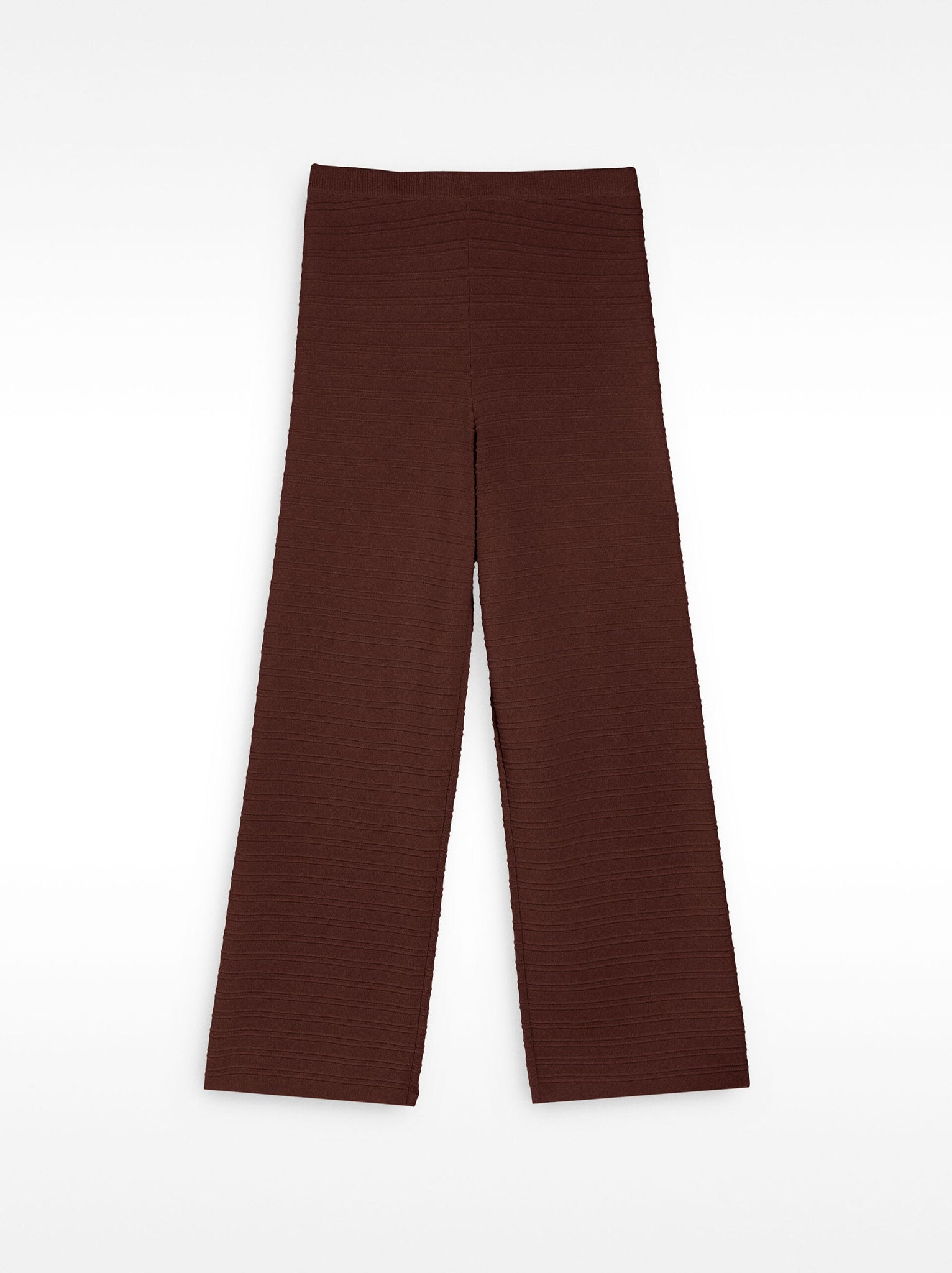 Pantalón canalado de punto