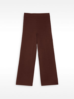 Pantalón canalado de punto
