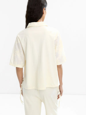 Camiseta 100 % algodón con bordado