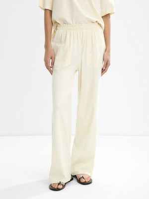 Pantalón 100 % algodón con bordado