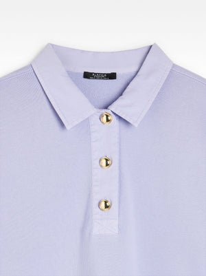 Sudadera 100 % algodón cuello de polo