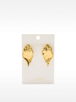 Pendientes maxi hojas