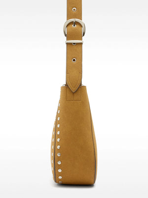 Bolso de hombro con tachuelas efecto piel