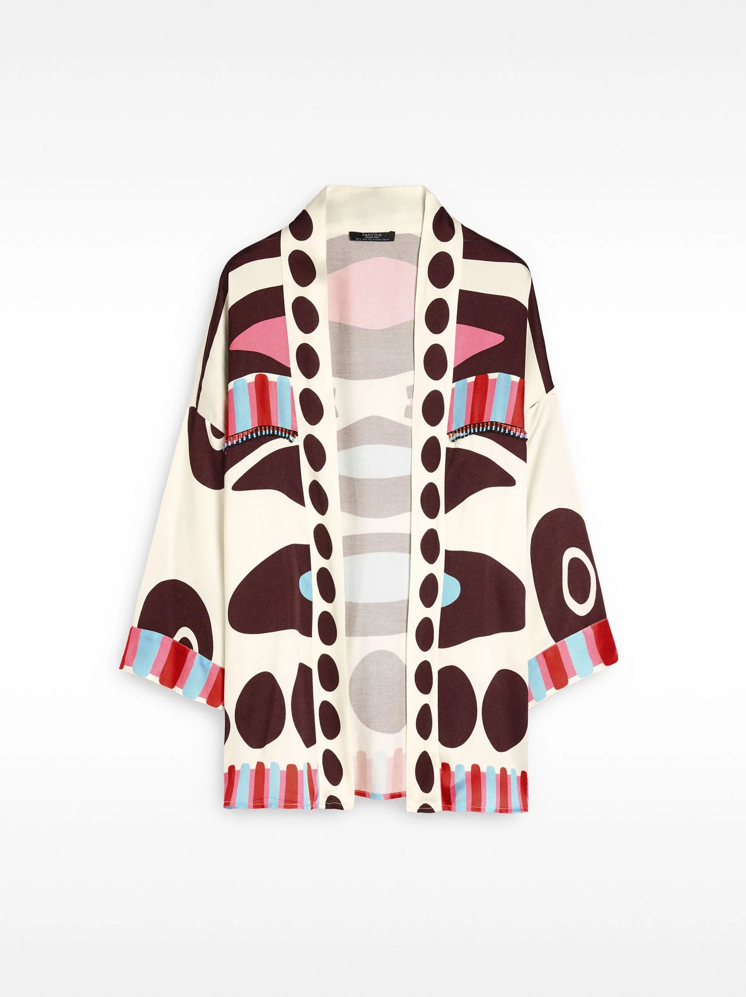 Kimono de punto jacquard