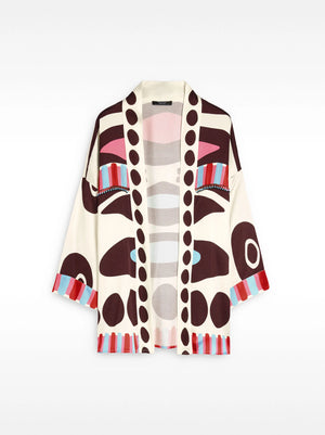 Kimono de punto jacquard