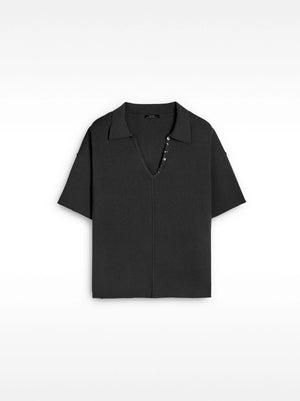 Jersey de punto con cuello polo