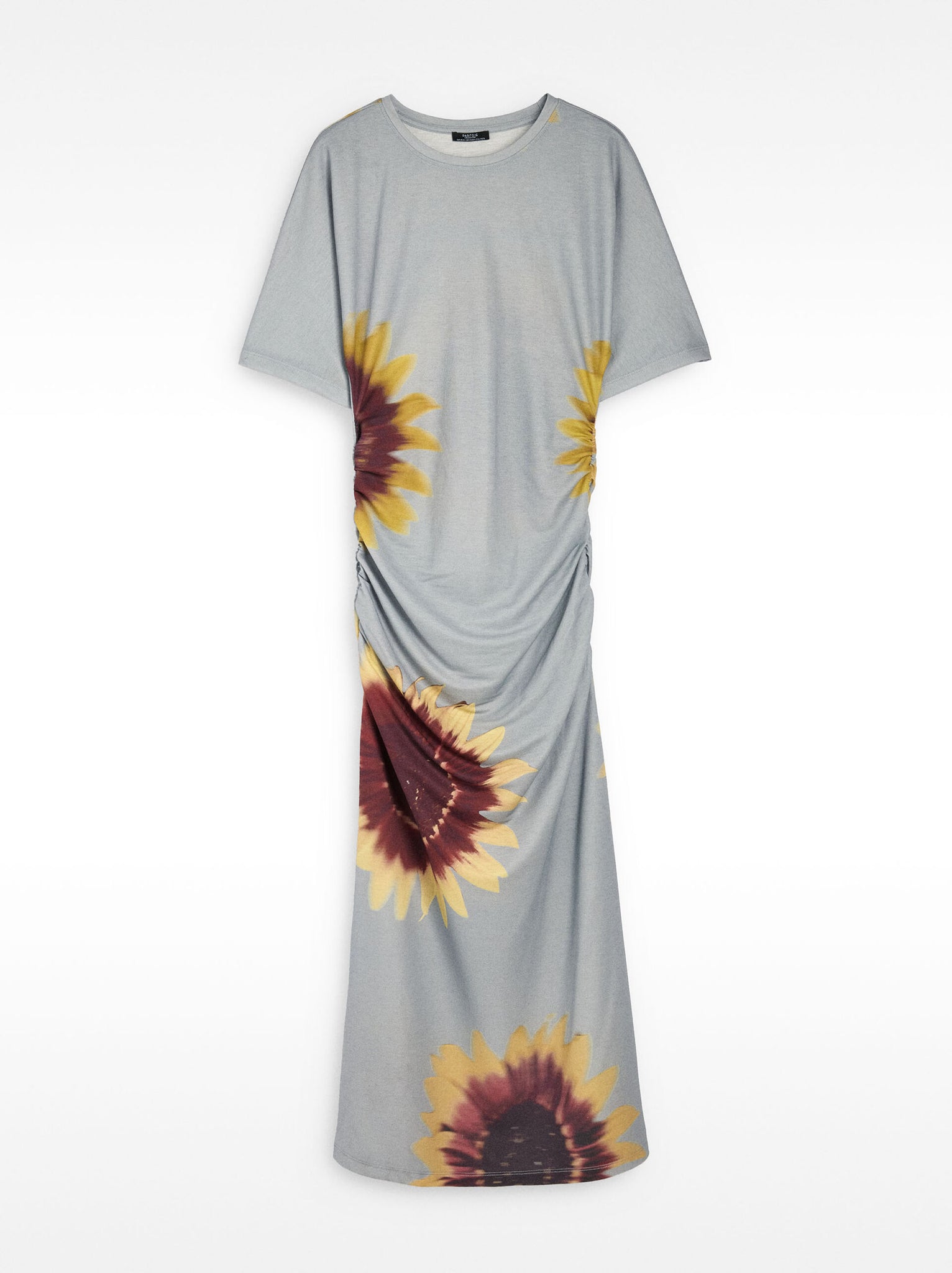 Vestido midi con estampado floral