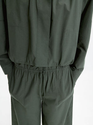 Chaqueta 100 % algodón con fruncido
