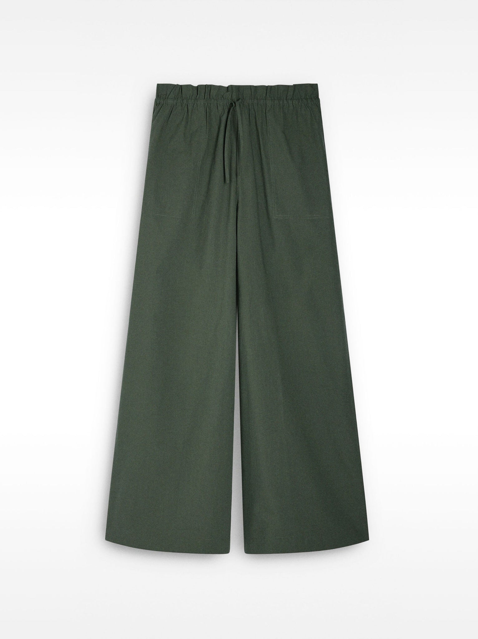 Pantalón 100 % algodón con fruncido