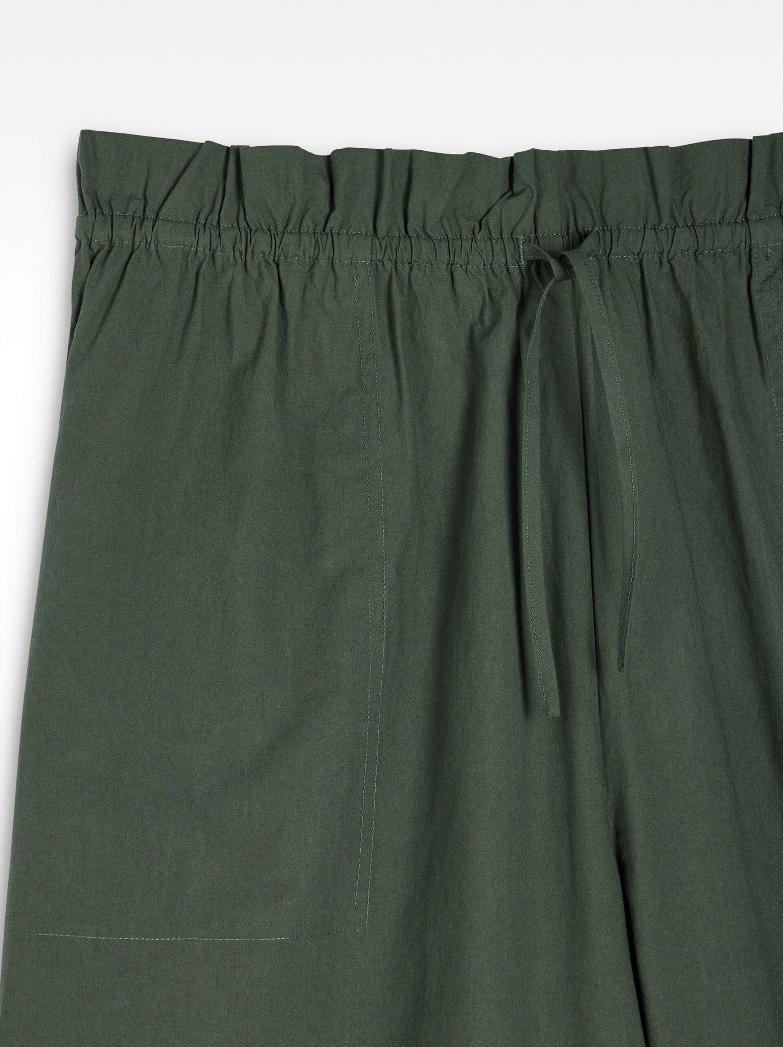 Pantalón 100 % algodón con fruncido