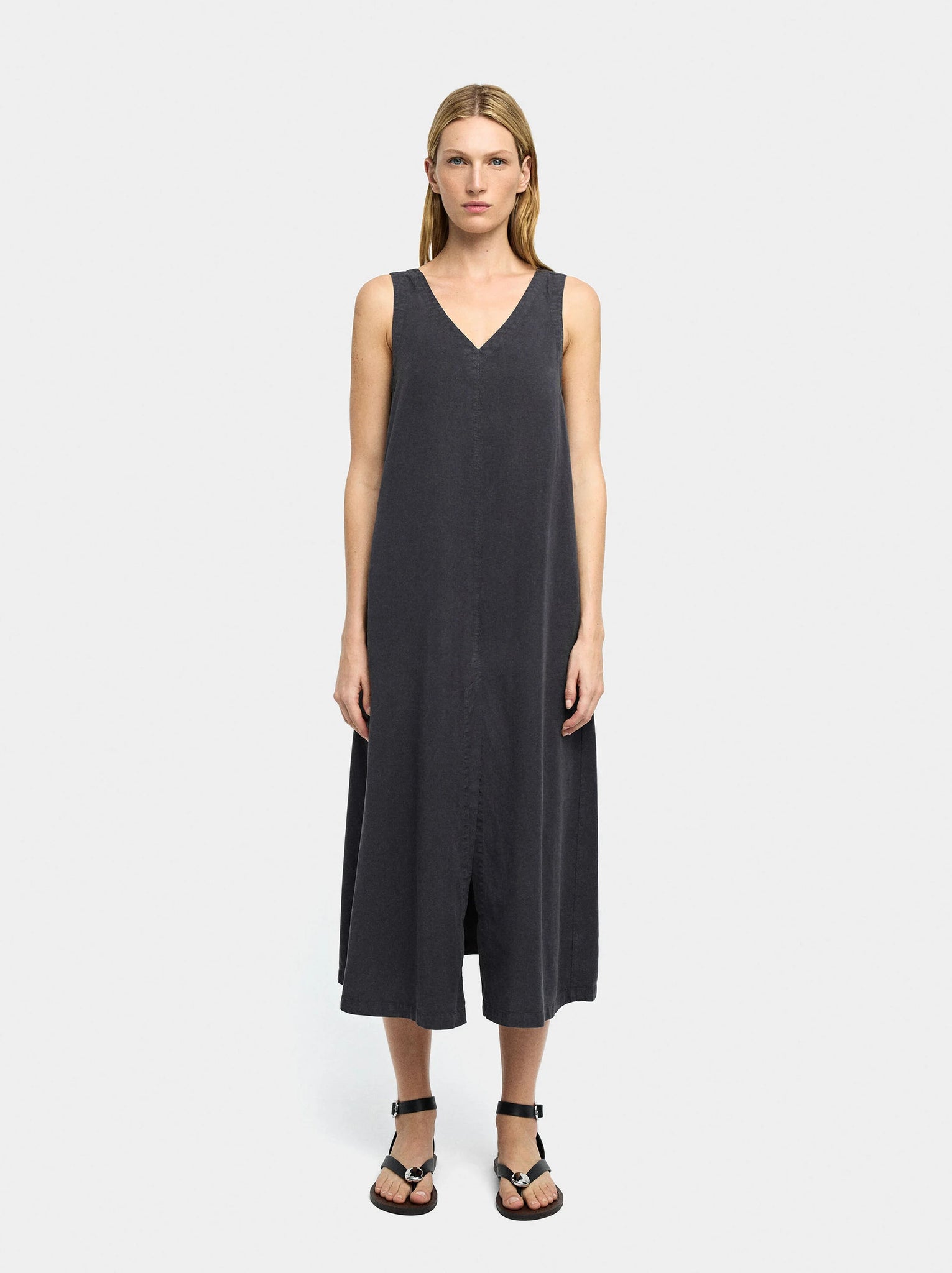 Vestido largo 100% lyocell