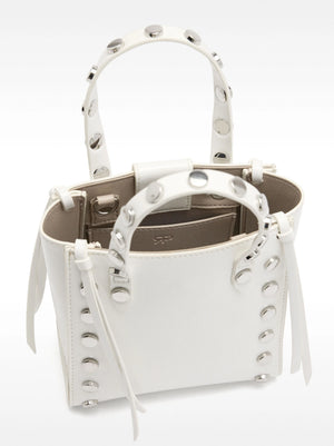 Bolso tote con tachuelas