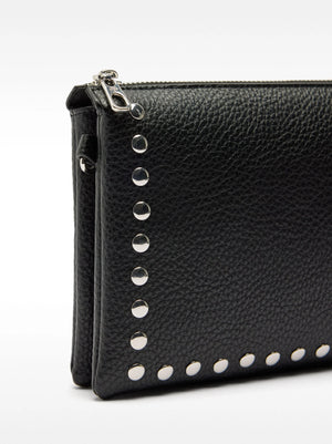 Bolso bandolera doble con tachuelas