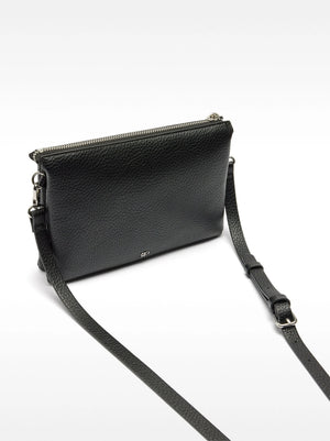 Bolso bandolera doble con tachuelas