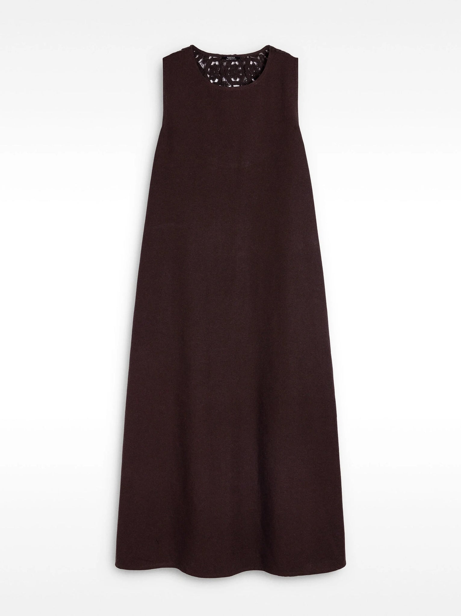 Vestido de algodón y lino