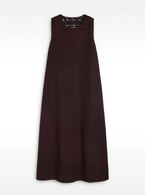 Vestido de algodón y lino