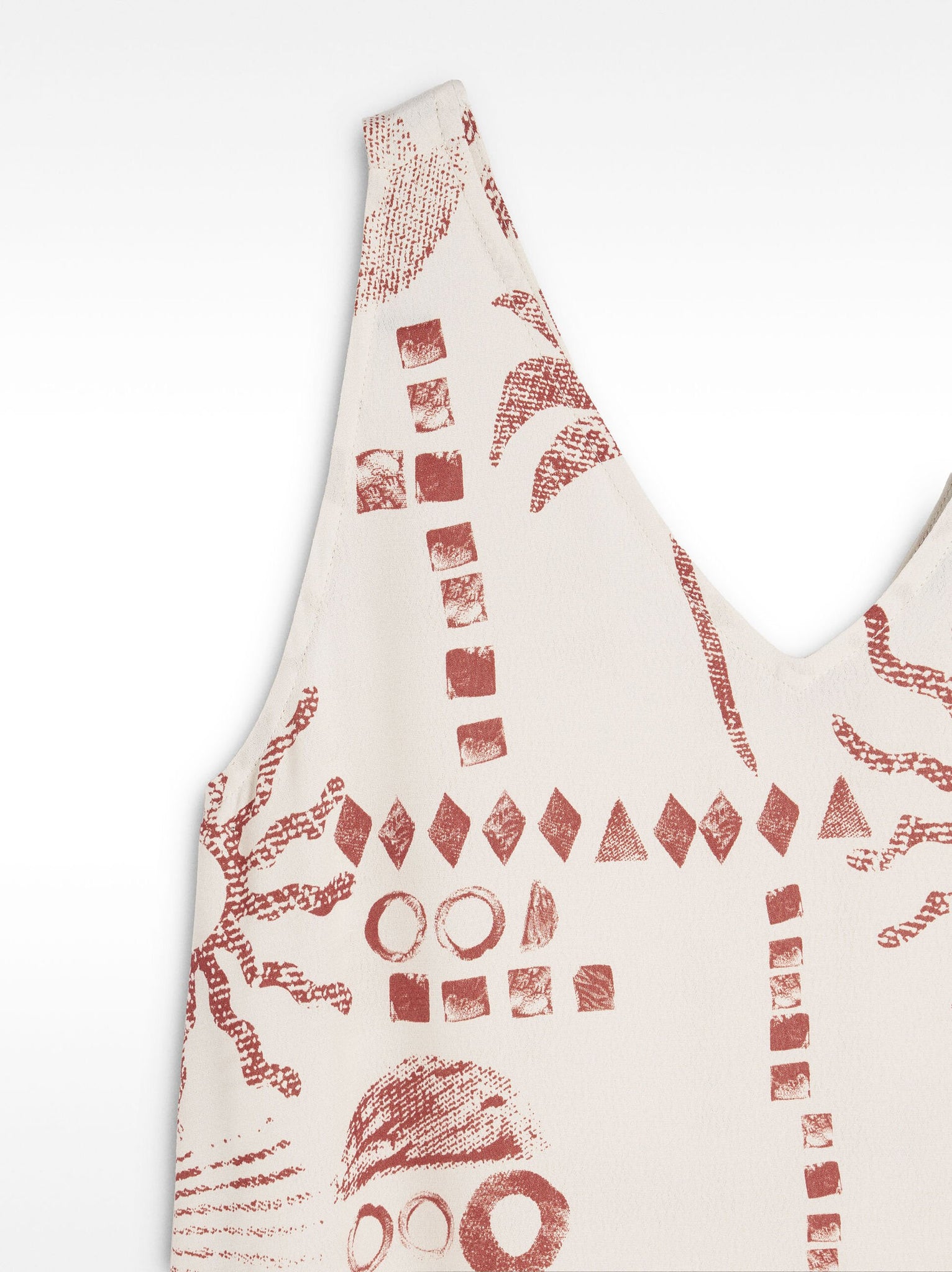 Vestido midi estampado