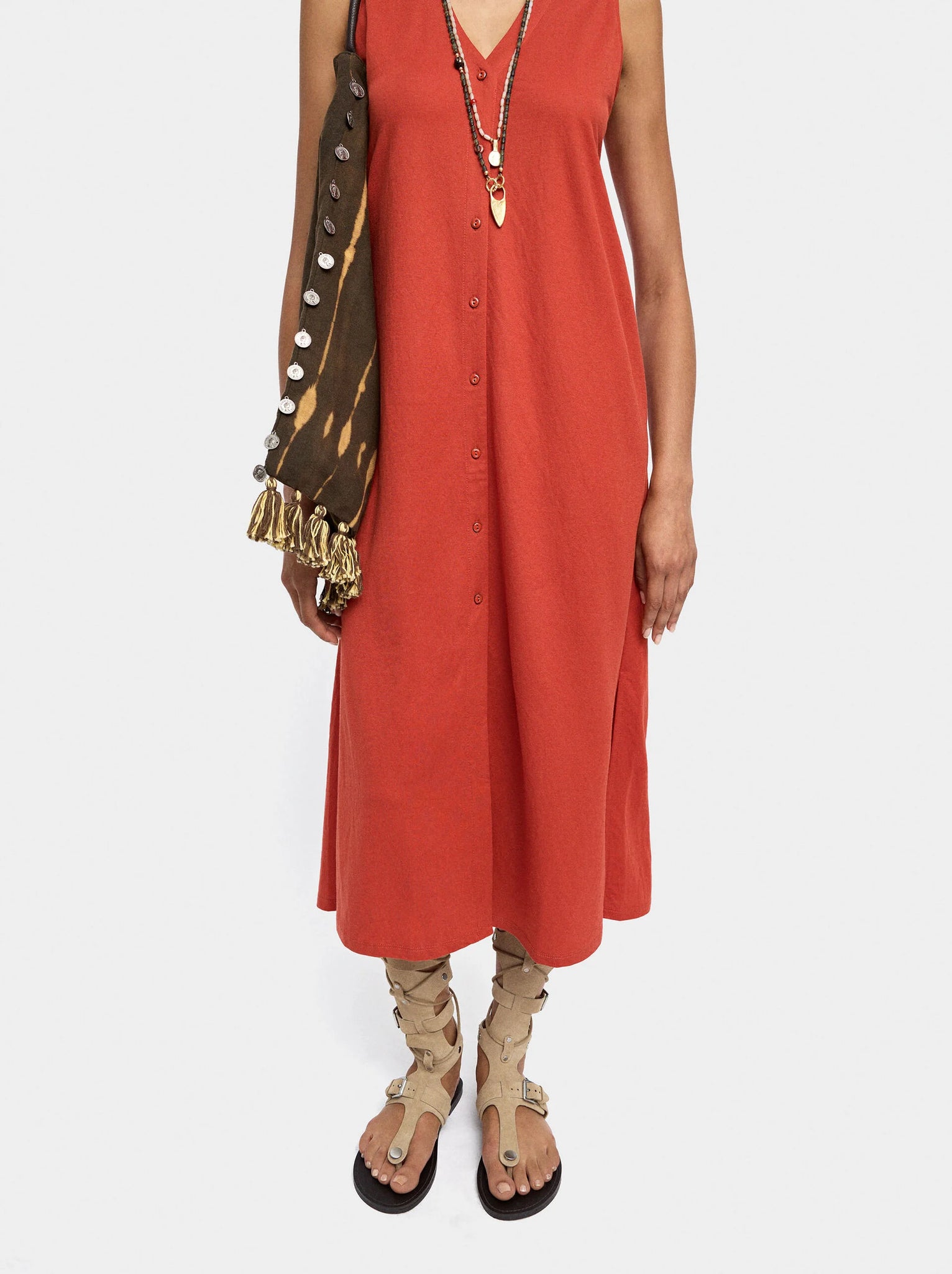 Vestido con botones