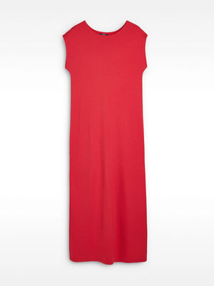 Vestido midi liso