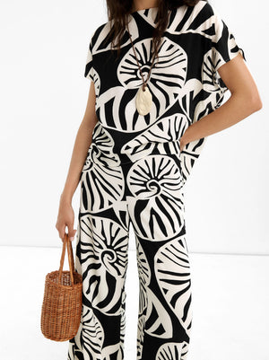 Blusa estampada