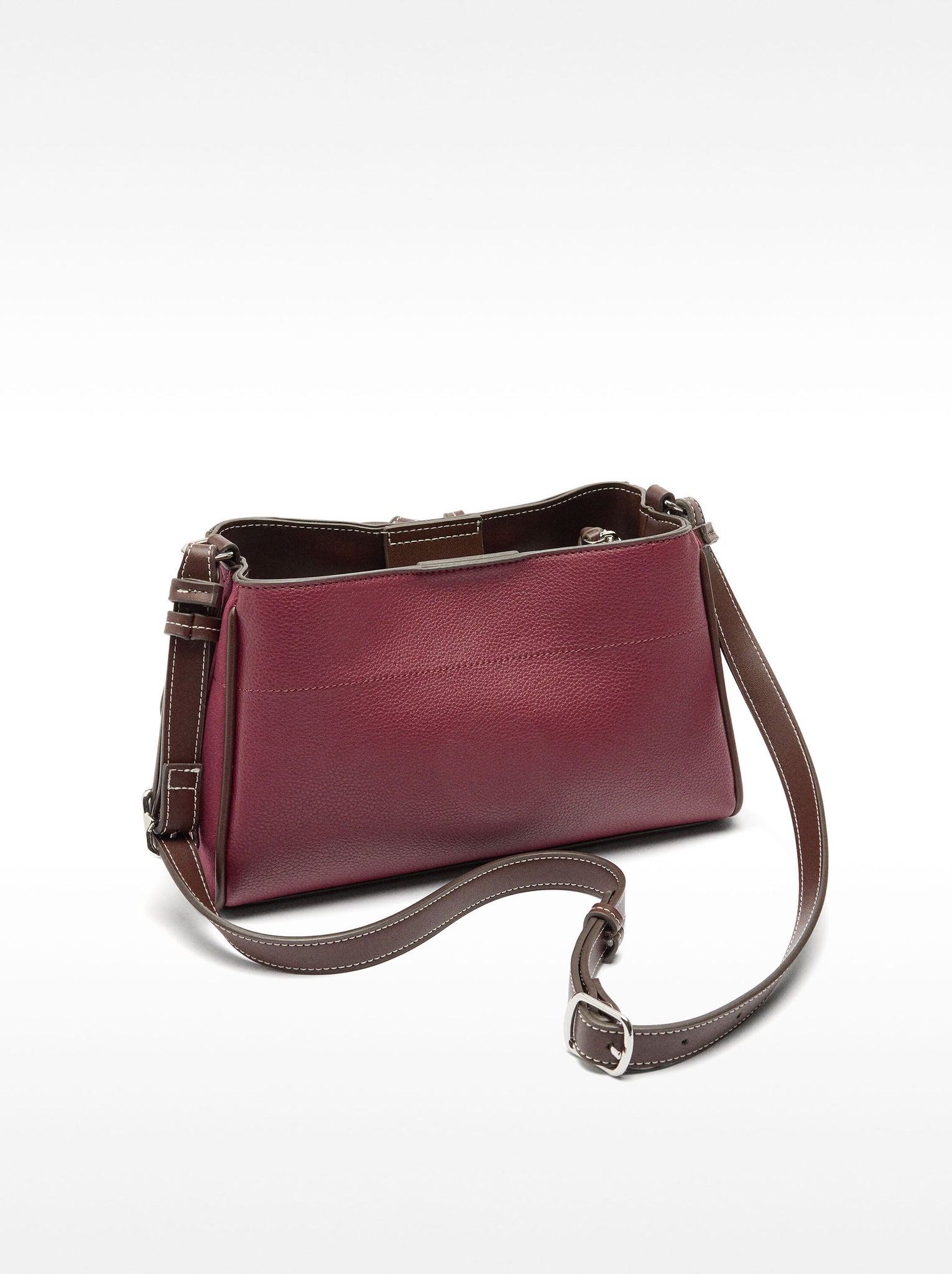 Bolso bandolera efecto piel