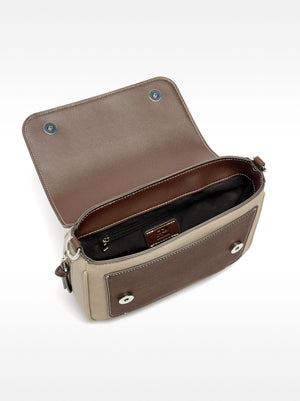 Bolso bandolera extensible efecto piel