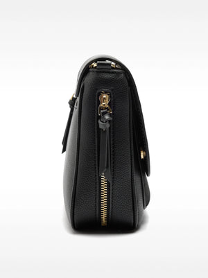 Bolso bandolera extensible con solapa