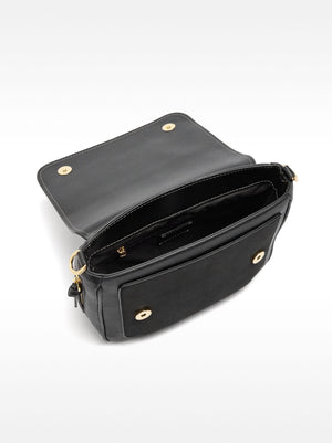 Bolso bandolera extensible con solapa