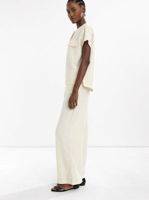Pantalón mezcla de lino con lyocell