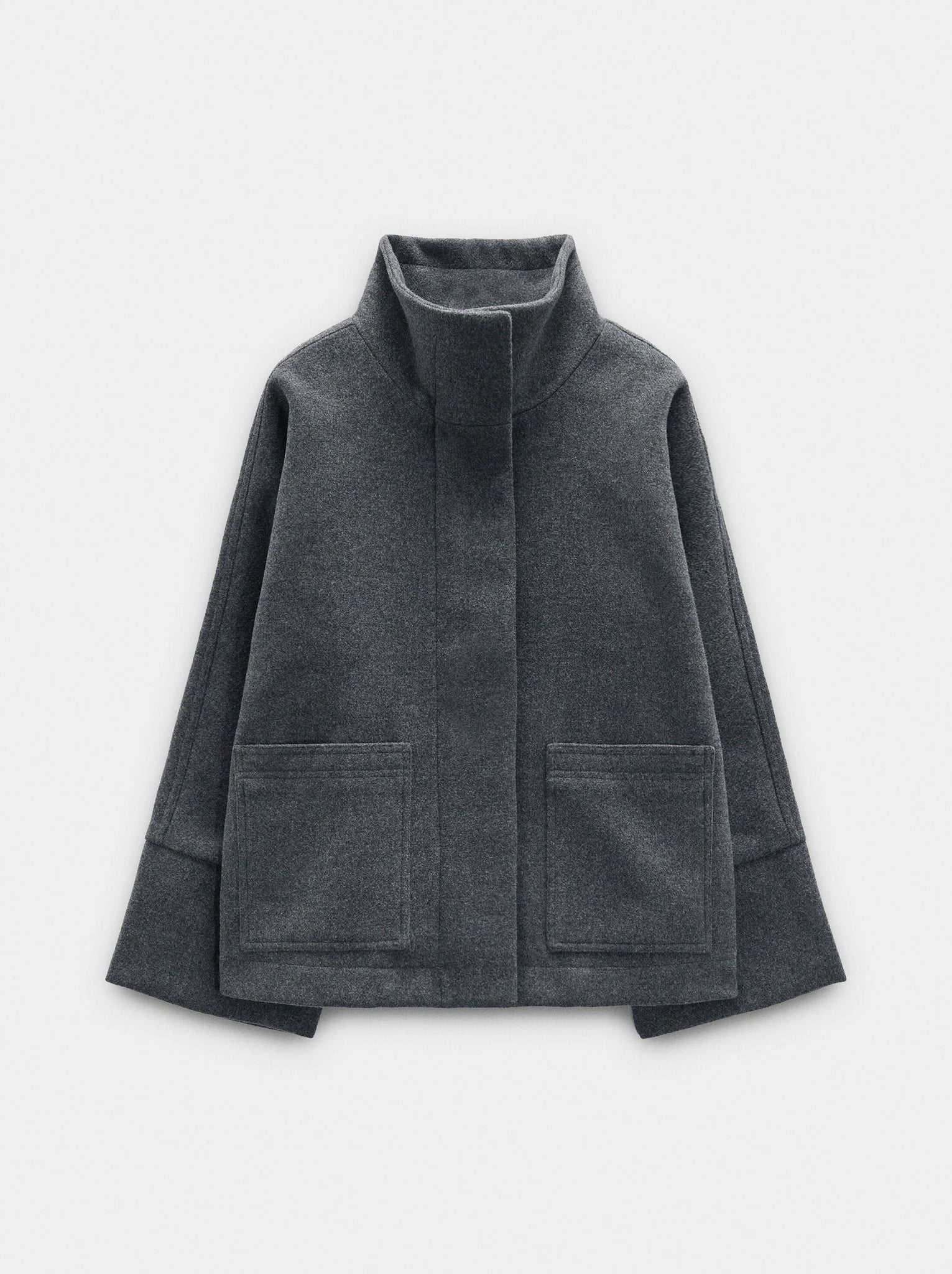 Chaqueta con cuello alto