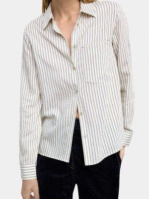 Camisa de rayas manga larga