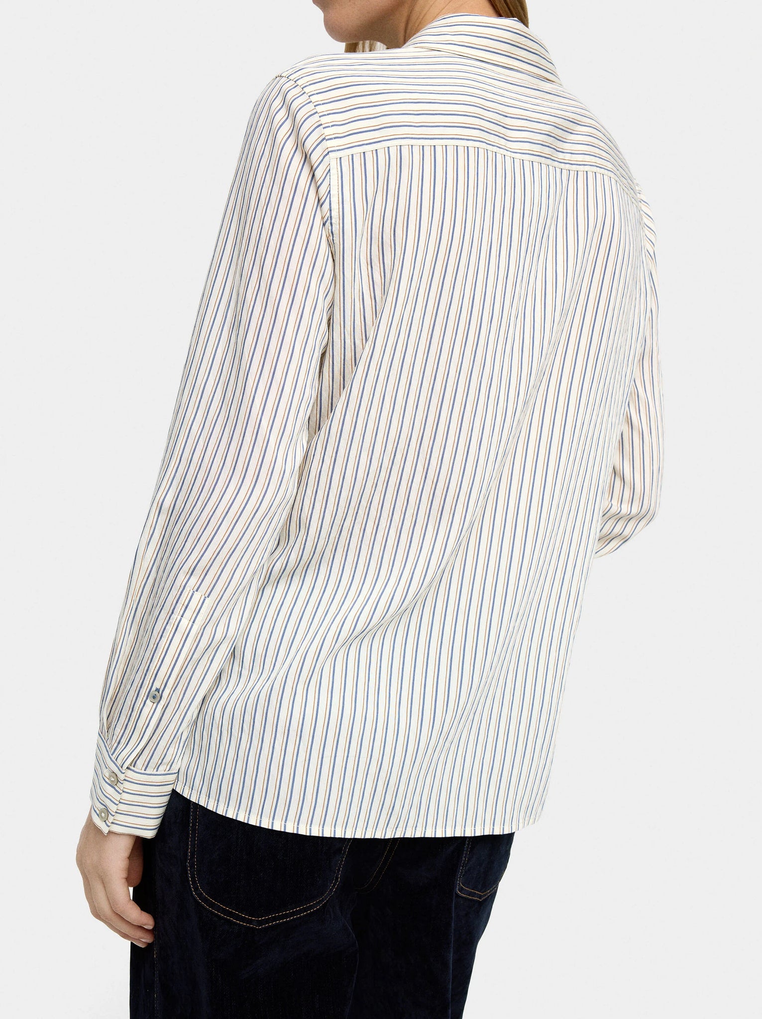 Camisa de rayas manga larga