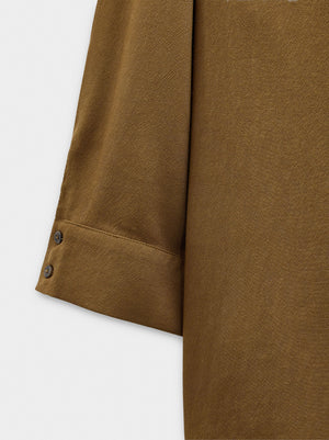 Camisa de lyocell con botones dobles
