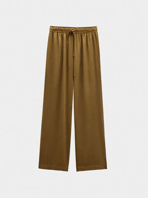 Pantalón de lyocell con cintura elástica