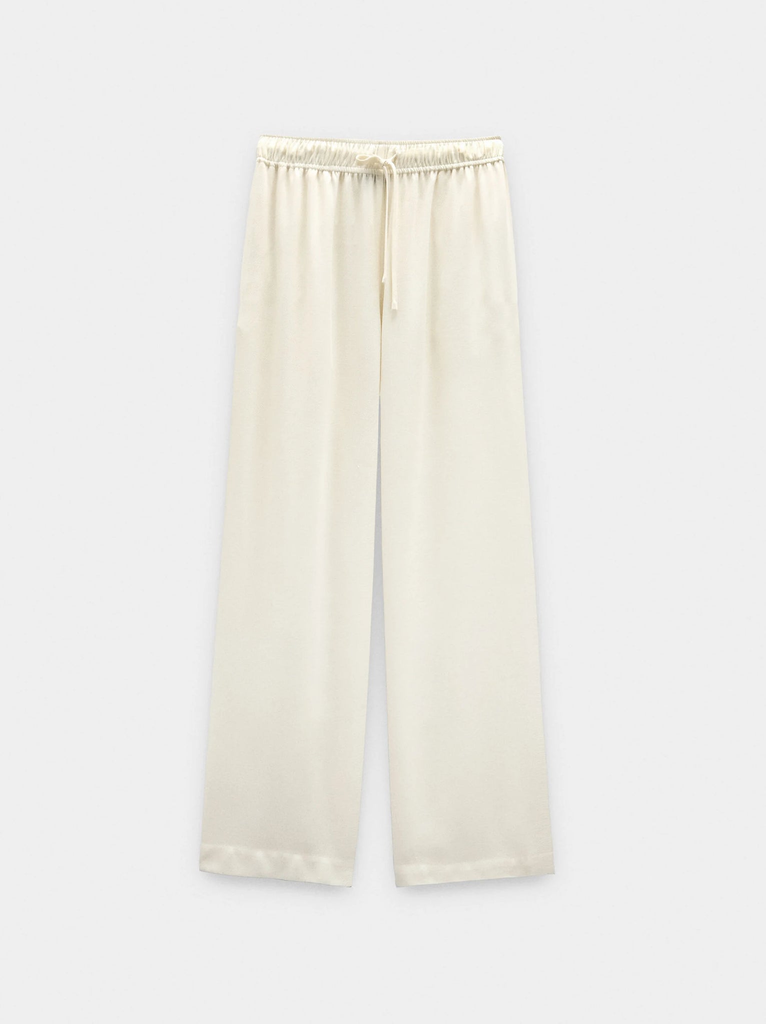 Pantalón de lyocell con cintura elástica