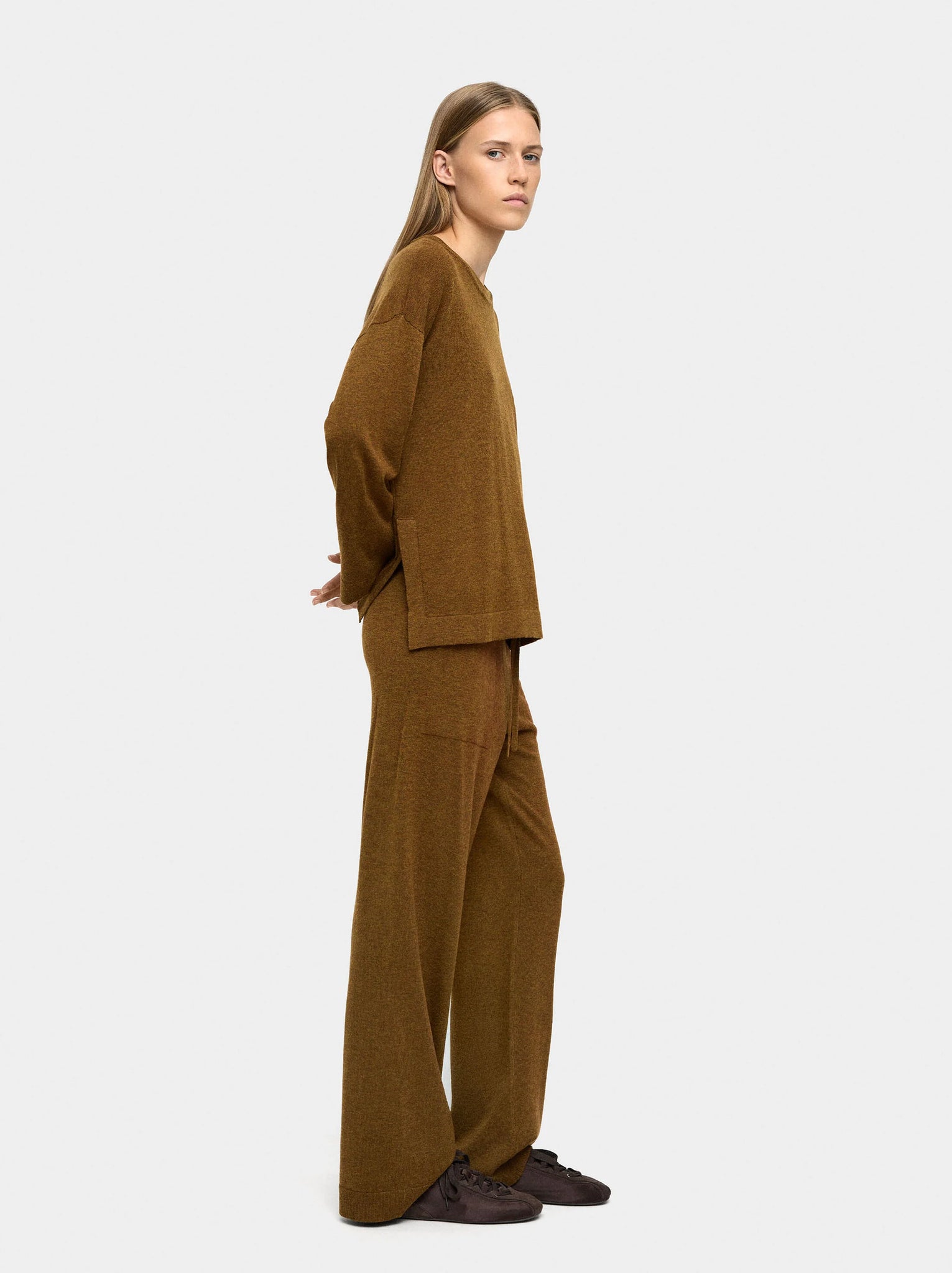 Pantalón de punto liso