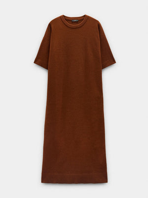 Vestido midi de punto