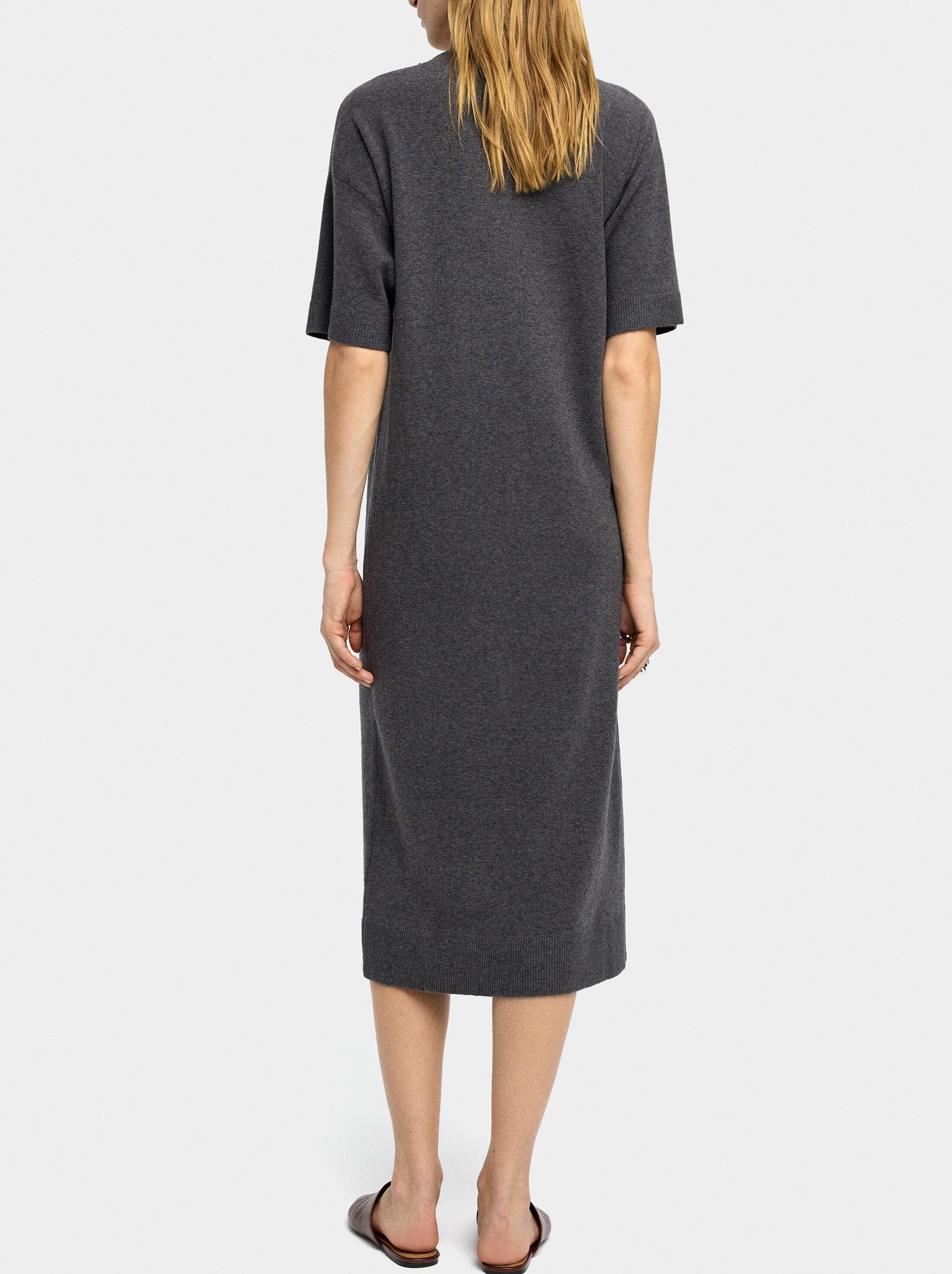 Vestido midi de punto