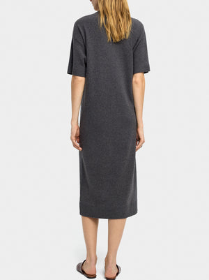 Vestido midi de punto