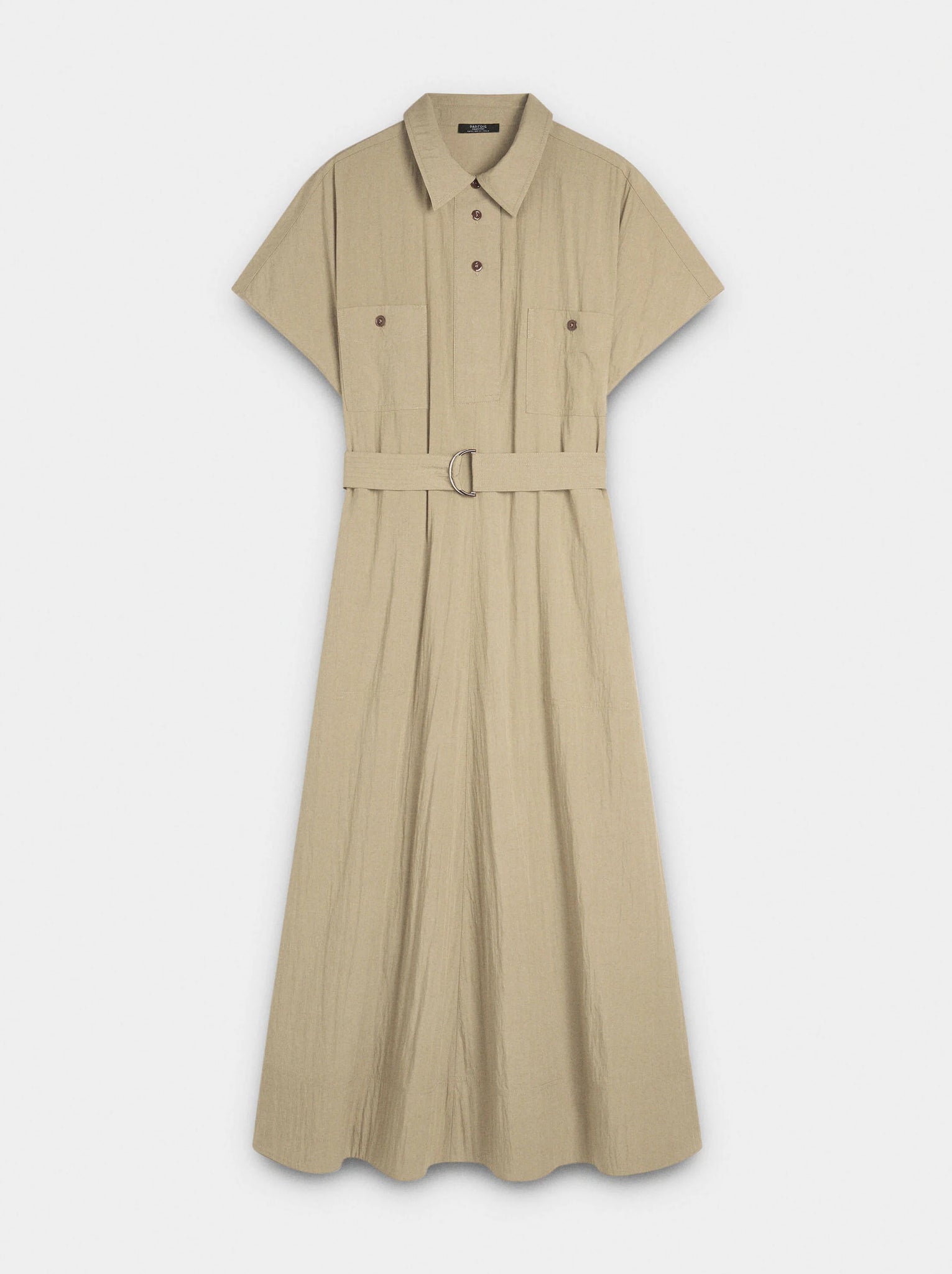 Vestido camisero midi
