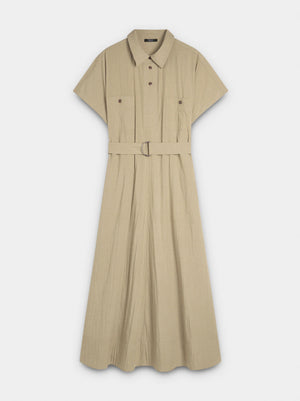 Vestido camisero midi