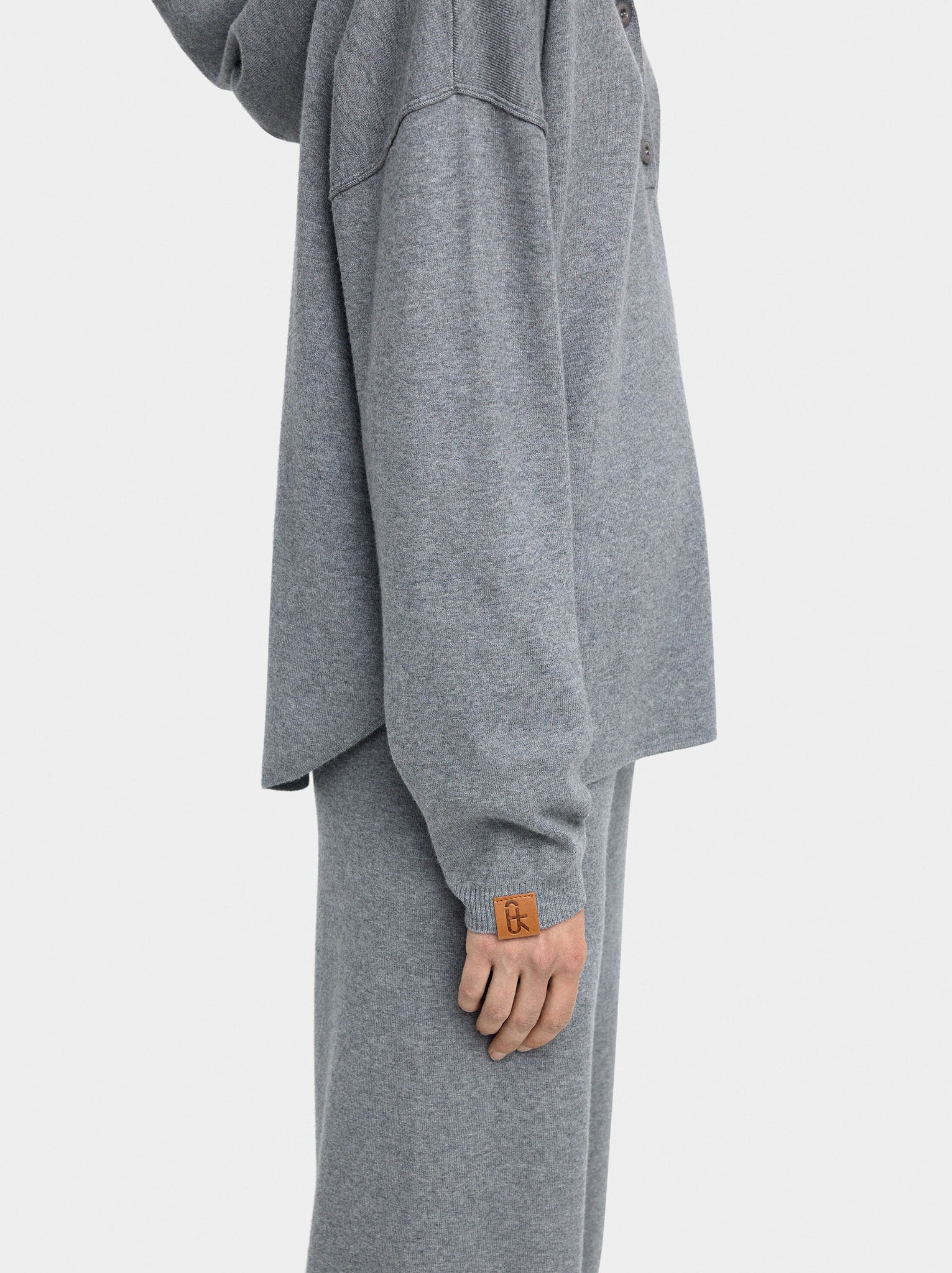Pantalón de punto cintura elástica