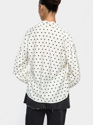 Camisa estampado de lunares
