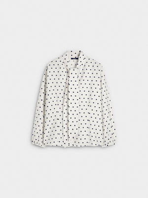 Camisa estampado de lunares