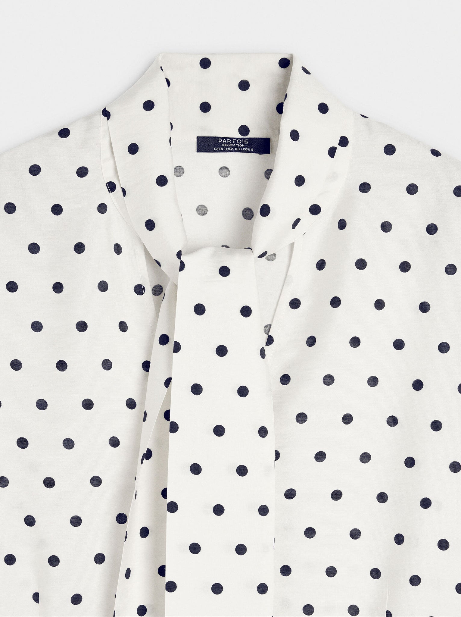 Camisa estampado de lunares