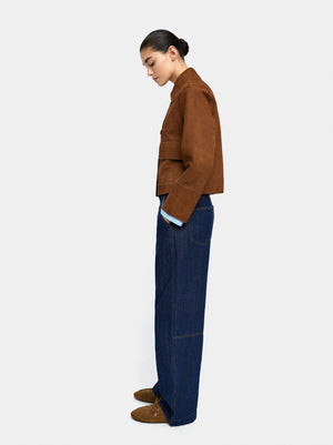 Pantalón denim recto