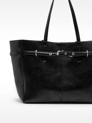 Bolso shopper efecto craquelado
