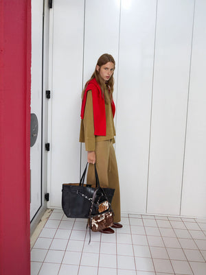 Bolso shopper efecto craquelado